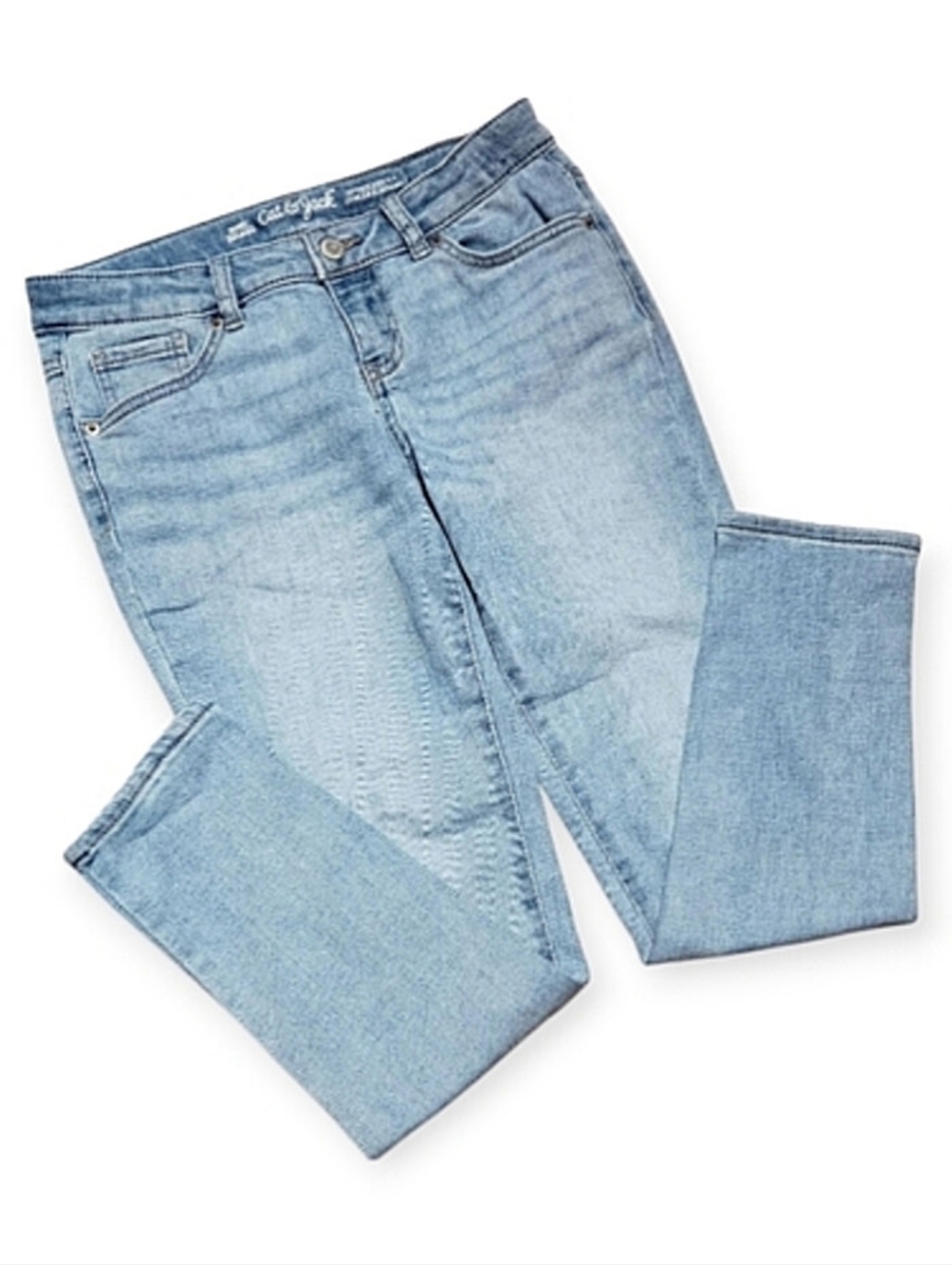 Cat & Jack Girls Skinny Super Stretch Denim Jeans Size 12 Plus